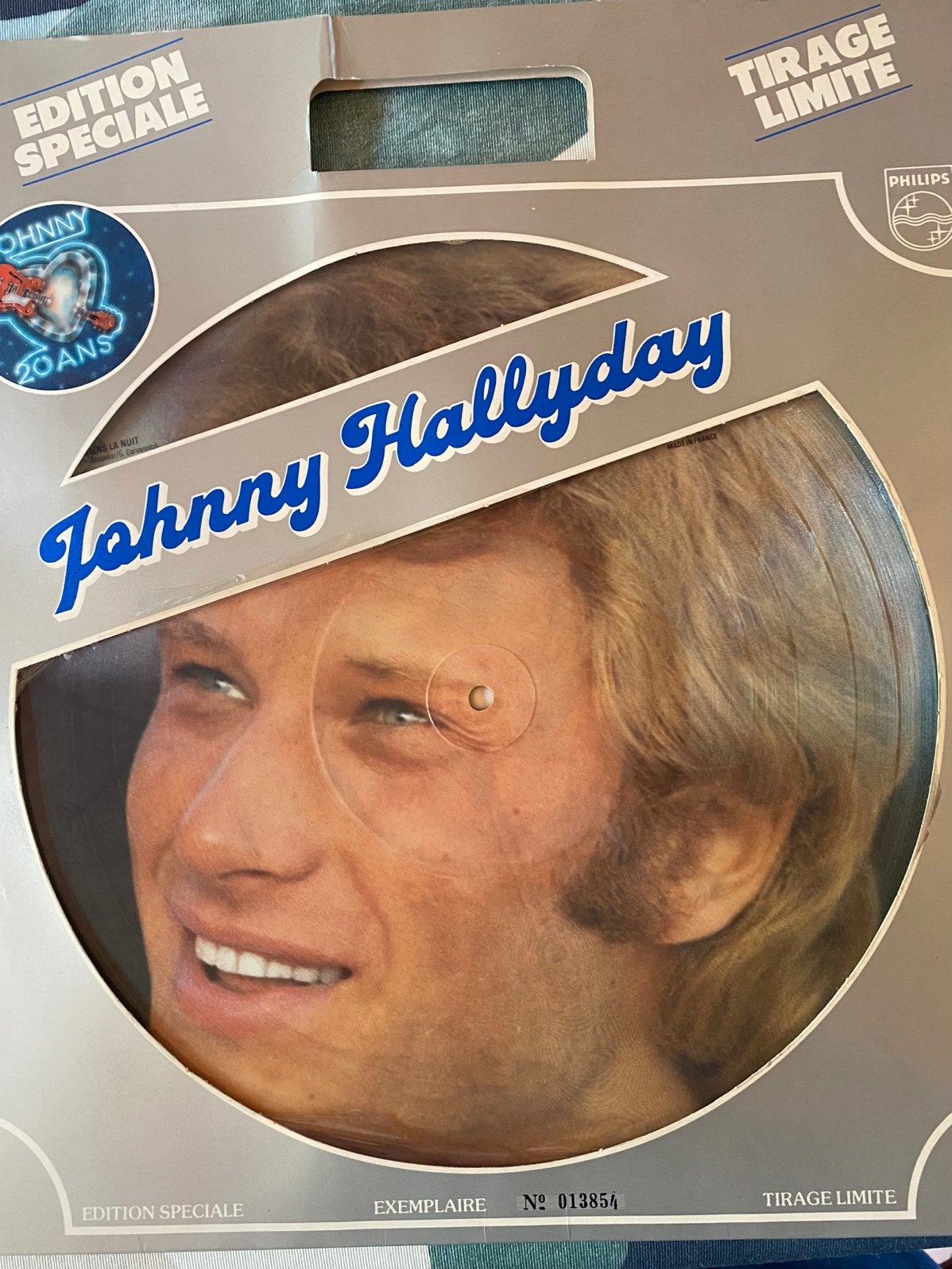 Picture Disk Johnny 20 ans, CD & DVD, Vinyles | Autres Vinyles, Enlèvement, Comme neuf