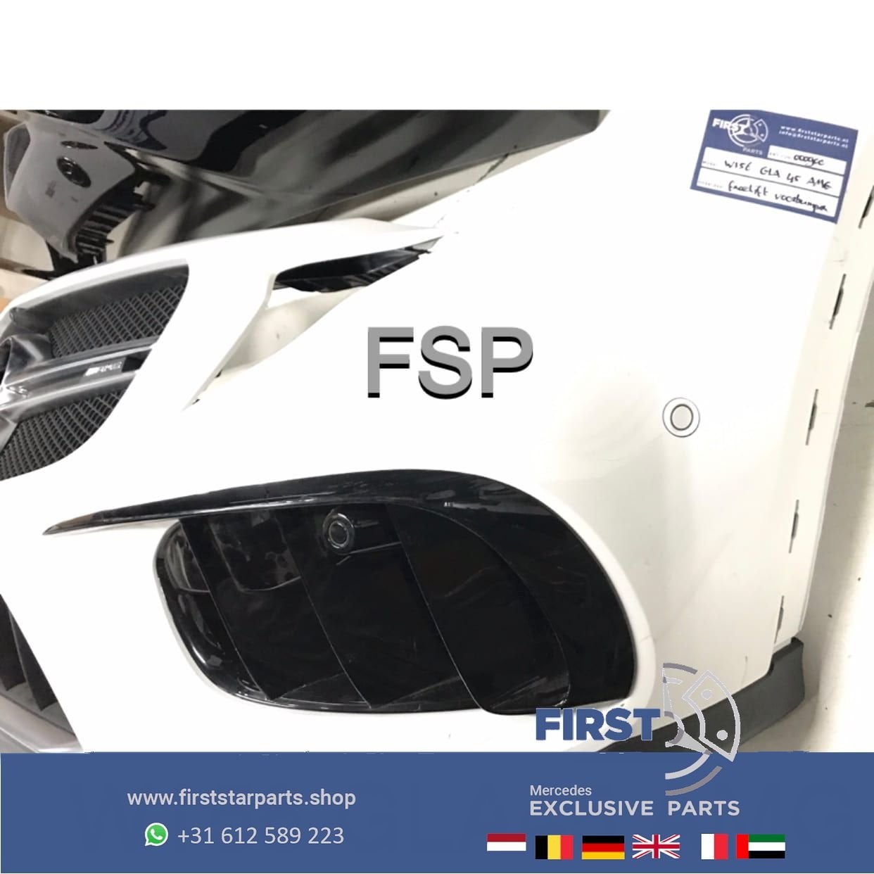 W156 Facelift GLA 45 AMG Voorbumper GL45 BUMPER COMPLEET Mer, Utilisé, -, Avant, -