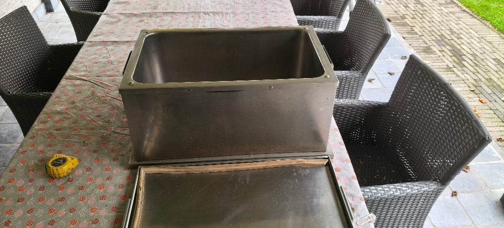 RVS Spoel bak voor auto onderdelen, Enlèvement, Utilisé, Autres types, Autres marques