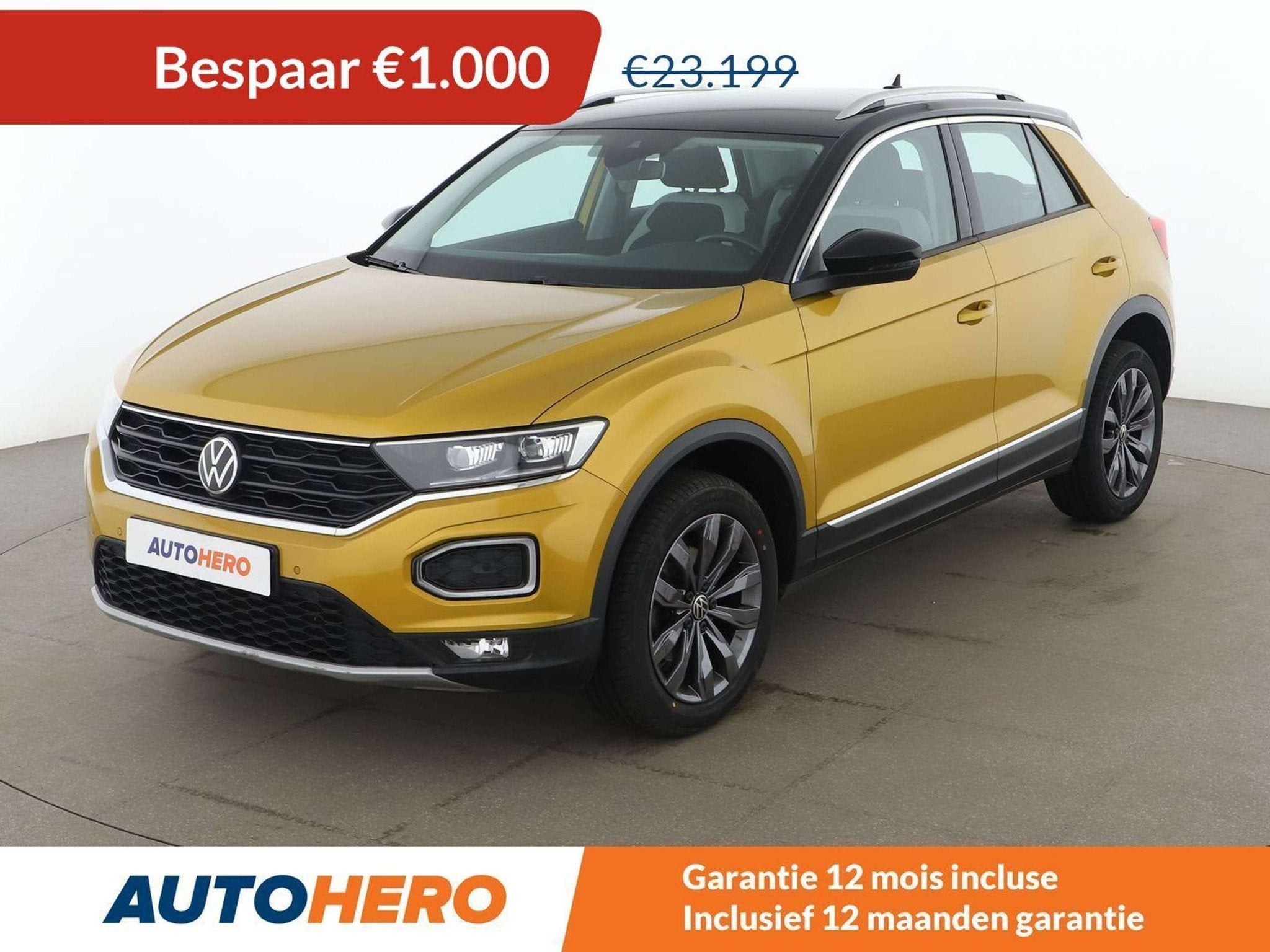 Volkswagen T-Roc 1.5 TSI ACT Sport (automatique), Autos, Volkswagen, Achat, 1350 kg, Noir, 5 portes