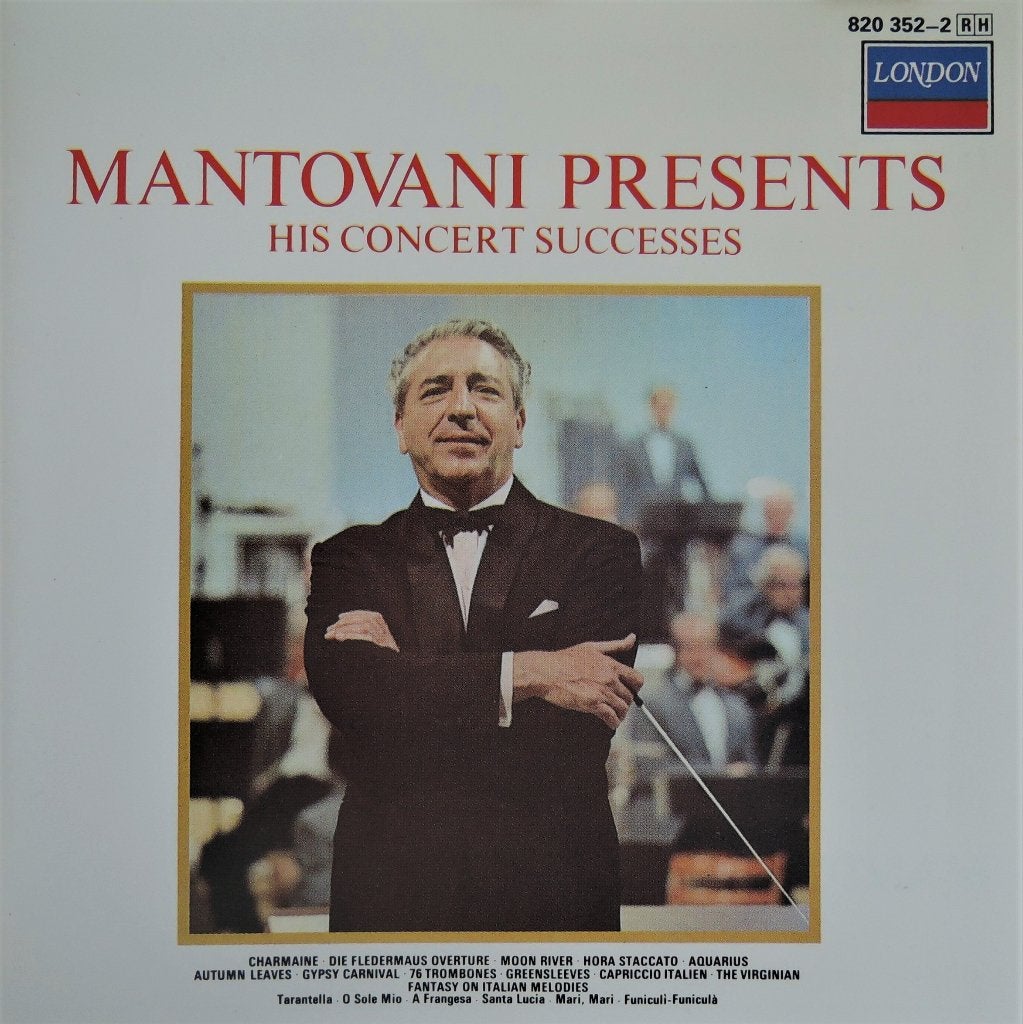 Mantovani - Concert Successes - LONDON (= DECCA), Cd's en Dvd's, Cd's | Klassiek, Ophalen of Verzenden, Zo goed als nieuw, Orkest of Ballet