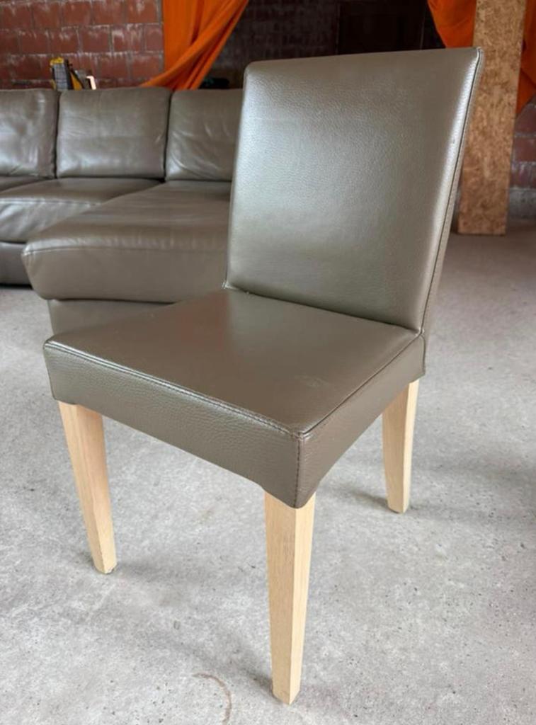 Lederen stoelen, Ophalen, Gebruikt, Bruin, Vintage