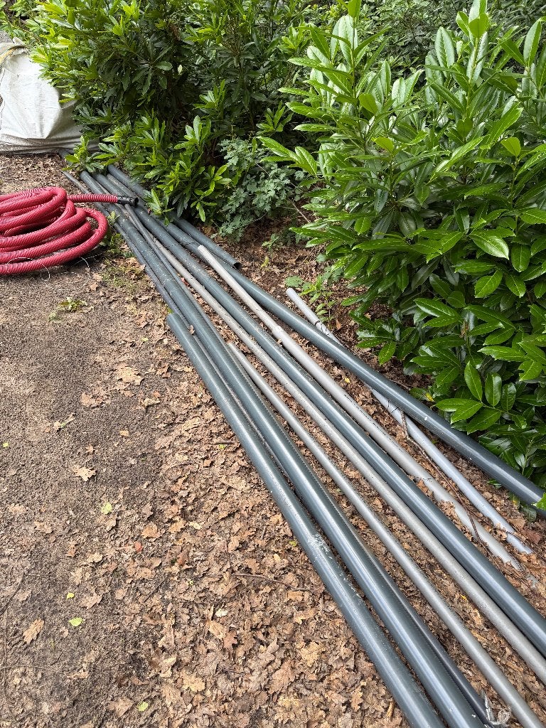 Batch HD PVC buizen, Ophalen, PVC, 4 tot 6 meter, Zo goed als nieuw