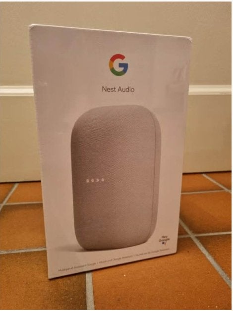 Google Nest Audio tout nouveau - encore en emballage!, TV, Hi-fi & Vidéo, Enceintes, Neuf, Google, Enlèvement, Enceinte intelligente