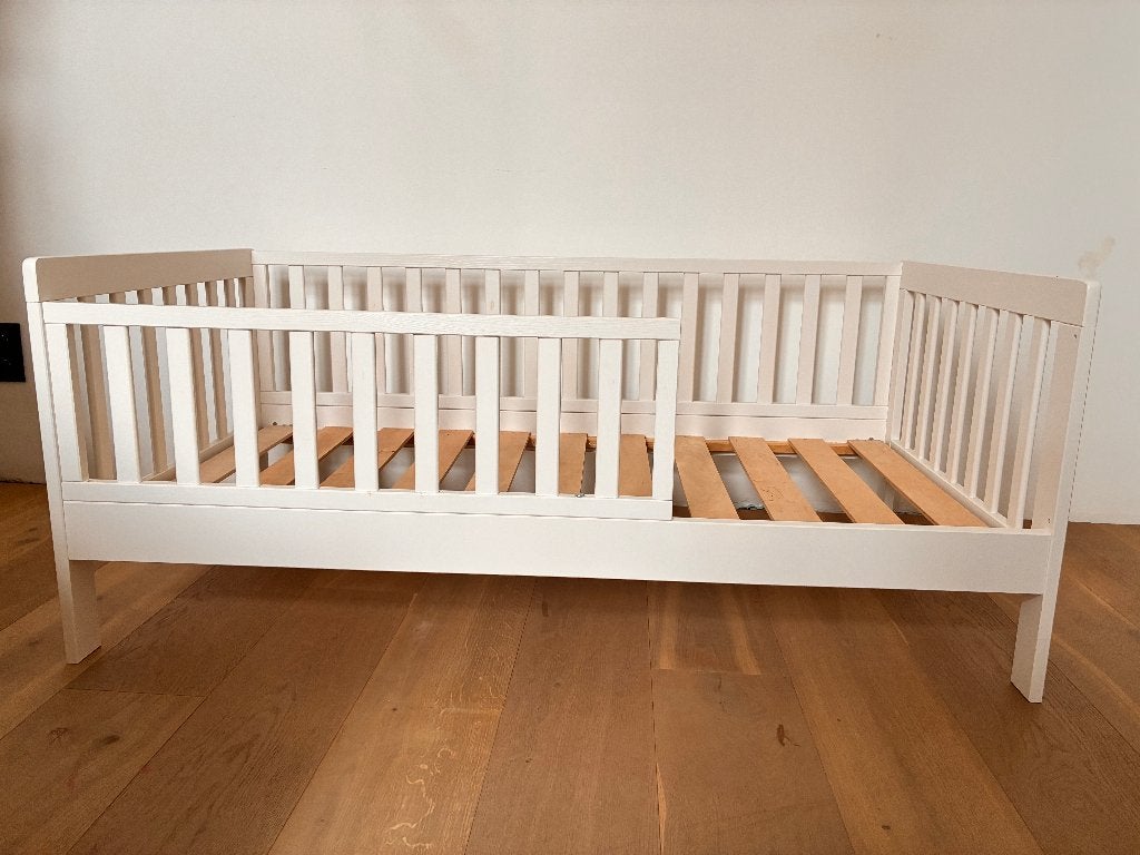Petite Amélie peuterbed 140x70 wit, Kinderen en Baby's, Ophalen, Gebruikt, 70 tot 85 cm, 140 tot 160 cm