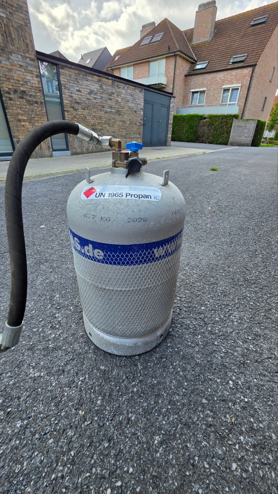 Alu gasfles lpg, Caravans en Kamperen, Ophalen