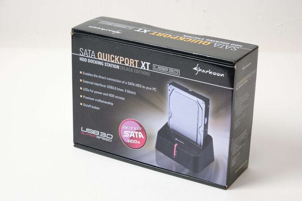 Sharkoon SATA QuickPort XT USB 3.0 – HDD-dockingstation, Computers en Software, Nieuw, Ophalen of Verzenden, Extern, SATA