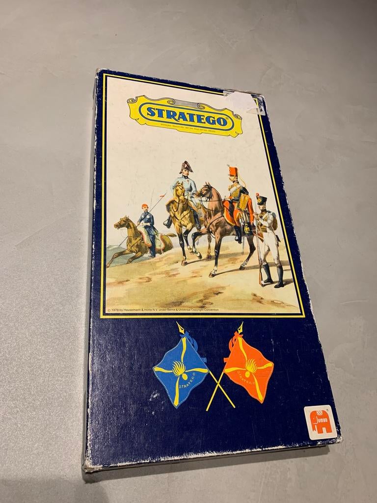 Grote vintage Stratego bordspel Jumbo, Ophalen of Verzenden, Zo goed als nieuw