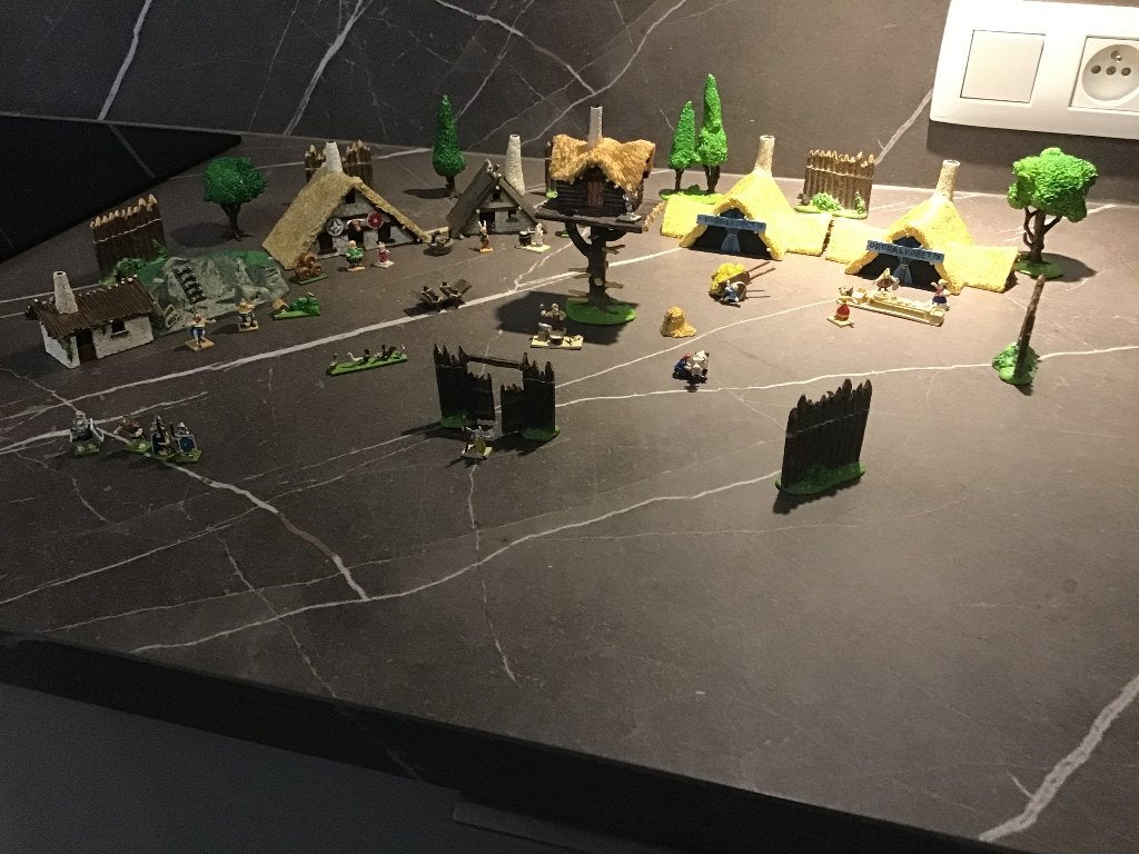 Mini pixi village Asterix, Ophalen of Verzenden, Asterix en Obelix, Gebruikt, Beeldje of Figuurtje