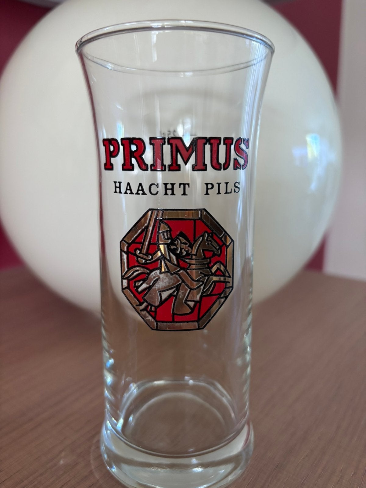 Bierglazen Primus Haacht Pils 25cc, Verzamelen, Glas en Drinkglazen, Ophalen, Zo goed als nieuw, Bierglas