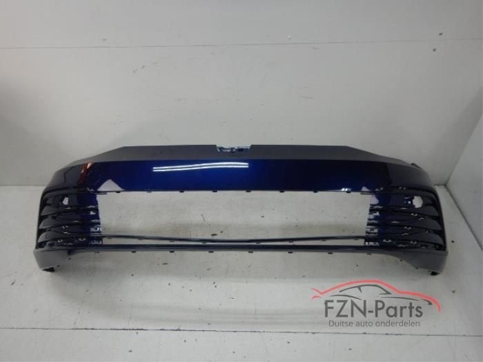 VW Golf 8 Voorbumper LC5B Atlantic Blue, Enlèvement ou Envoi, Utilisé, Avant, Pare-chocs