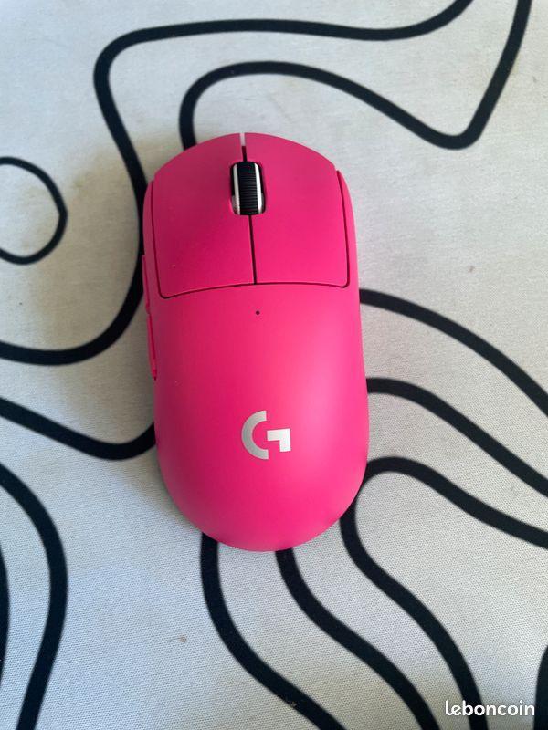 Logitech G PRO X Superlight 2 roos, Souris, Logitech G, Comme neuf, Enlèvement