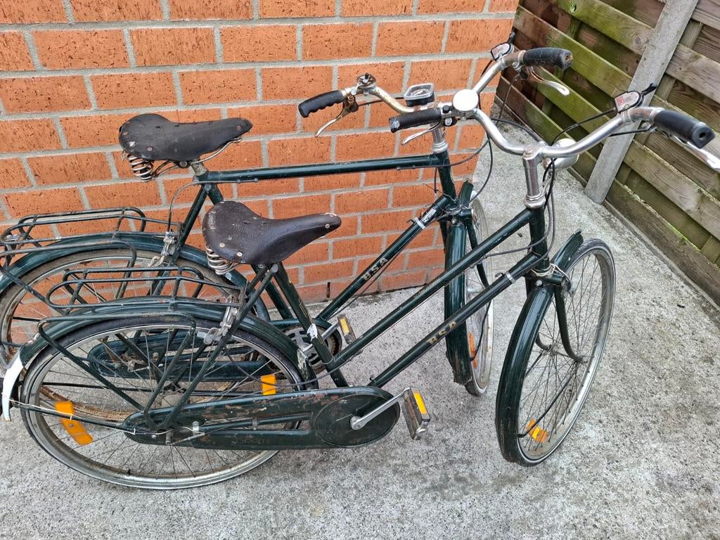 Bsa fietsen Herenfiets en damesfiets, Fietsen en Brommers, Ophalen