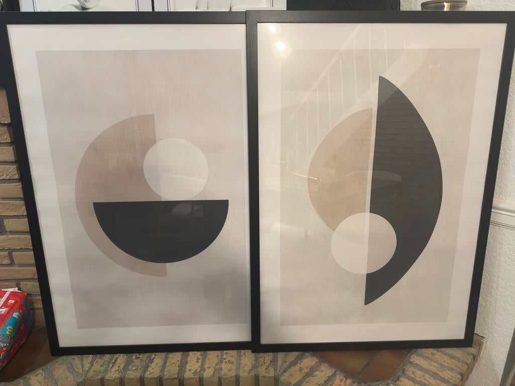 2 kaders, Antiek en Kunst, Ophalen