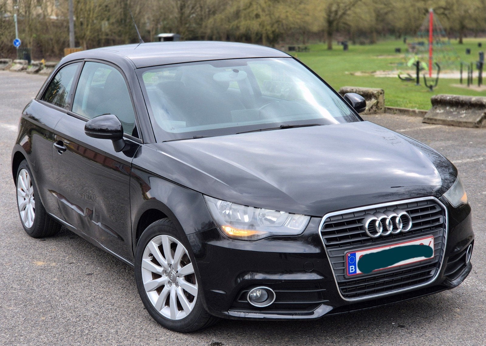 audi A1 16tdi 2010.130mkm 1prop gps clima 4500€, Euro 5, A1, Boîte manuelle, Noir