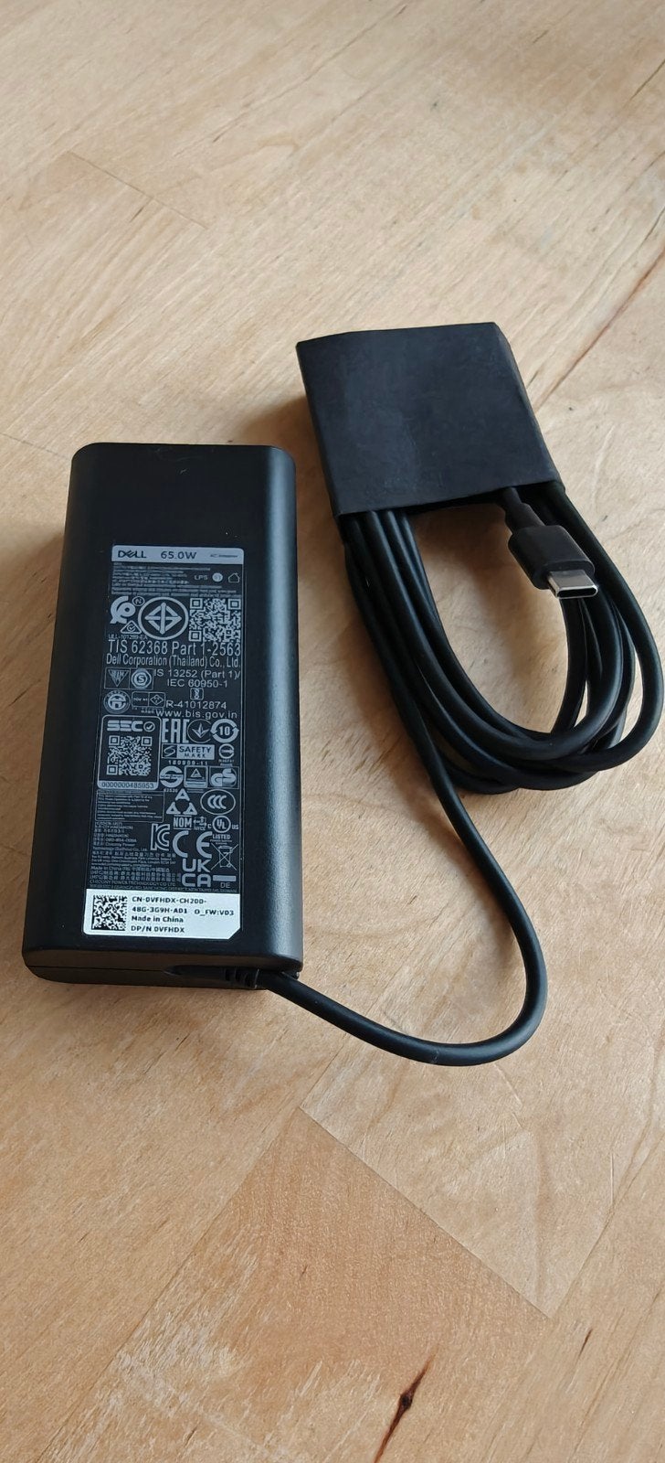 Dell Oplader 65W USB-C -  NIEUW !, Computers en Software, Laptop-opladers, Ophalen of Verzenden