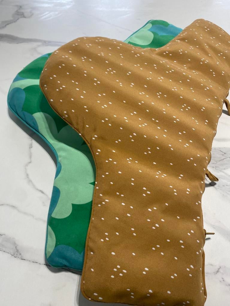 Ikea kinderstoel kussen met hoes 2x, Enlèvement, Comme neuf