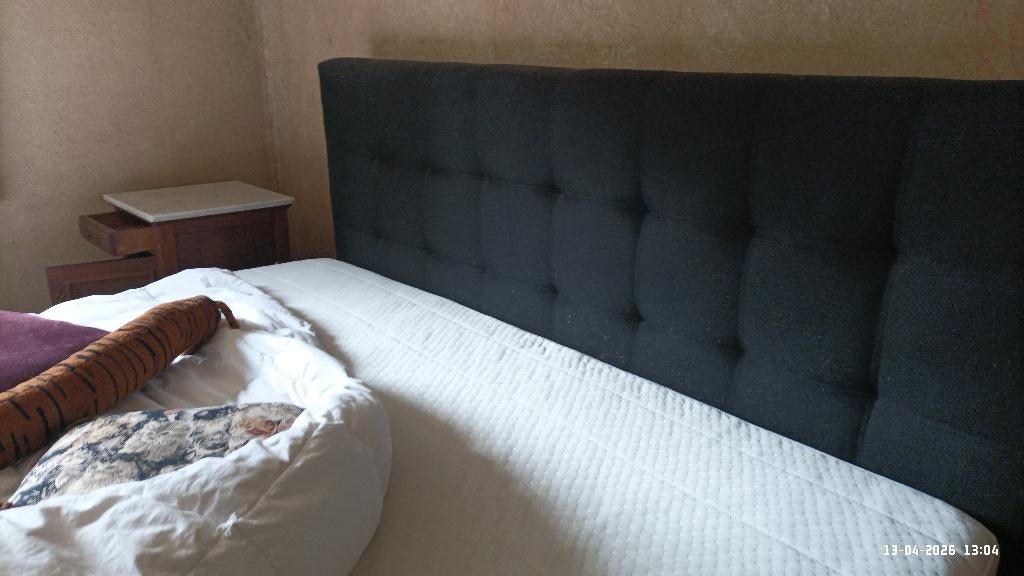 5-delige Boxspring Gold c100 zwart, Mooi, Comme neuf, Enlèvement, 180 cm