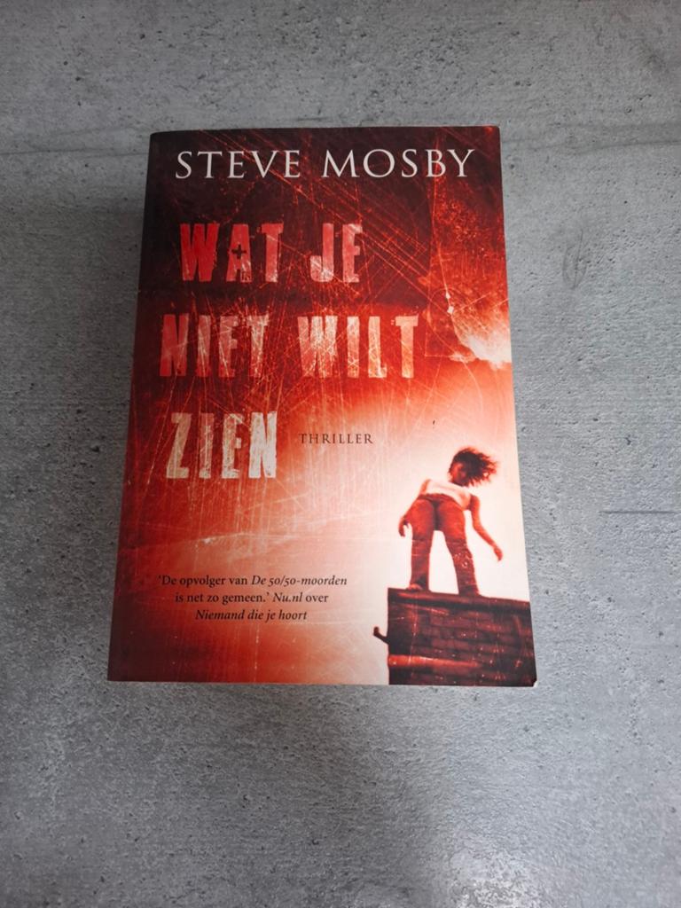 Boek Wat je niet wilt zien, Ophalen
