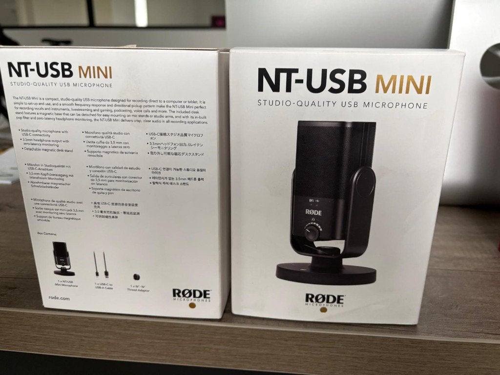Rode NT-USB Mini Microphone (2 stuks, nieuw in doos), Muziek en Instrumenten, Microfoons, Ophalen of Verzenden, Nieuw