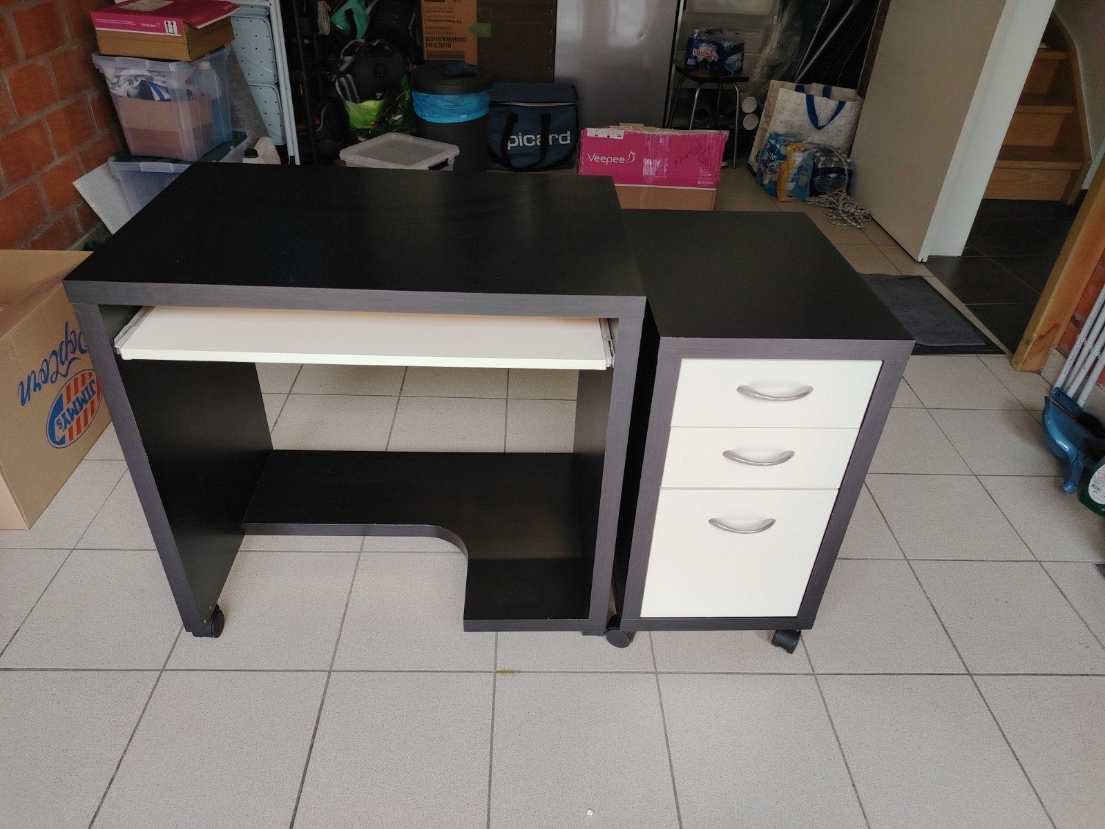computermeubilair, Ophalen, Gebruikt, Spaanplaat of MDF, IKEA
