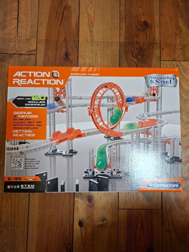 Clementoni Action & reaction - Wetenschap en spel, Ophalen, Zo goed als nieuw, Bouwen