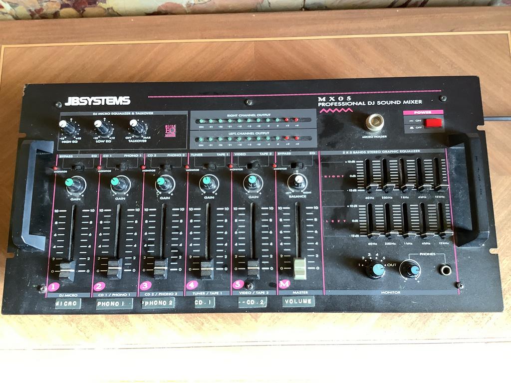 JB Systems MX05 DJ mixer / mengpaneel, Muziek en Instrumenten, Ophalen, Zo goed als nieuw