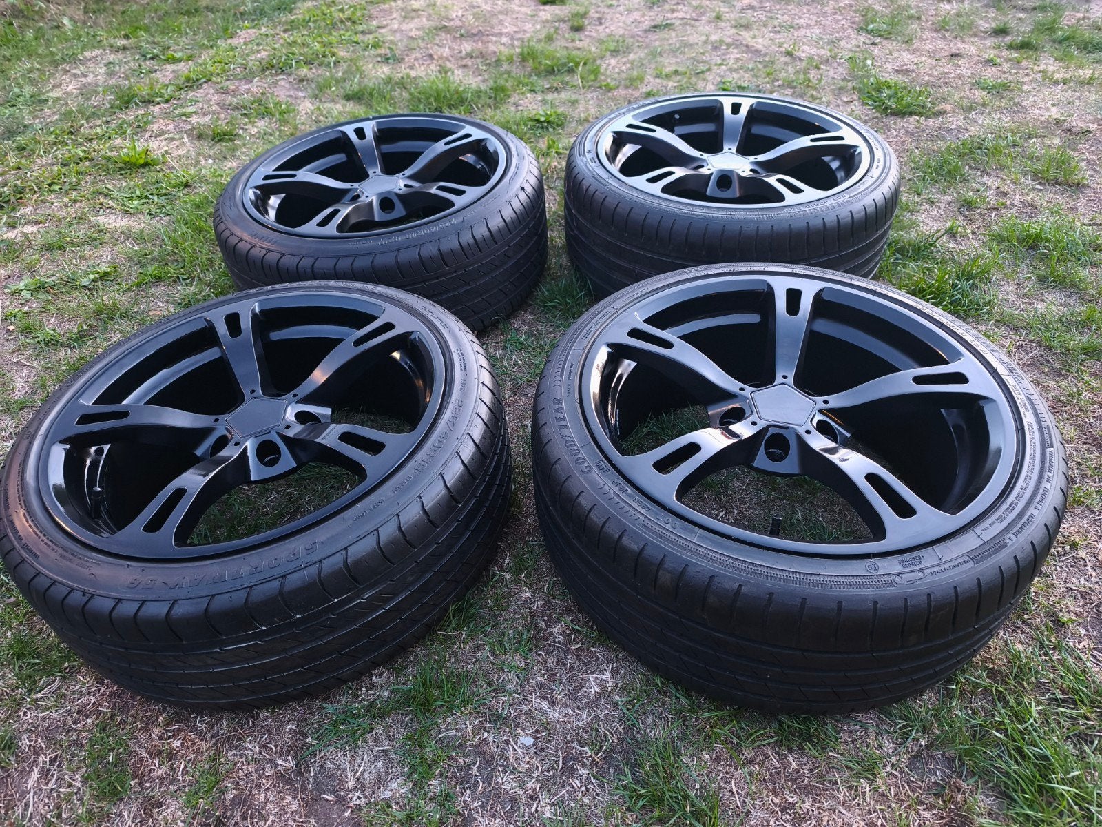 Jantes Bmw 5x120 avec pneus 225/40/18 pouces, Enlèvement, 18 pouces, Pneu(s)