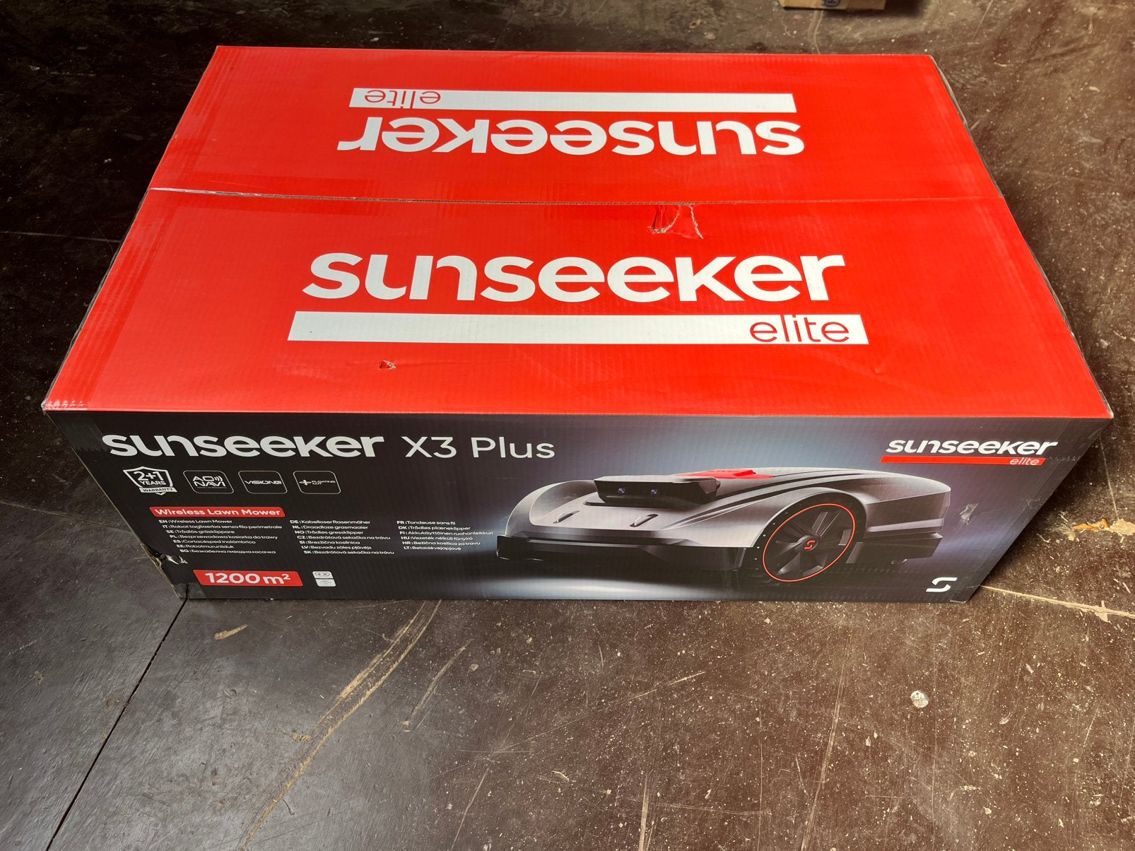 Tondeuse robot sunseeker X3 Plus, Enlèvement