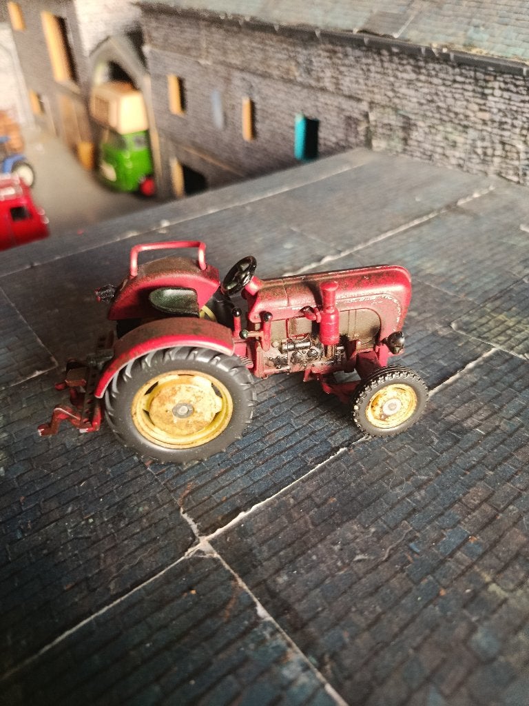Porsche Diesel Super 308 gepatineerd Siku Classic+, Hobby en Vrije tijd, Ophalen of Verzenden, Gebruikt, Tractor of Landbouw, SIKU