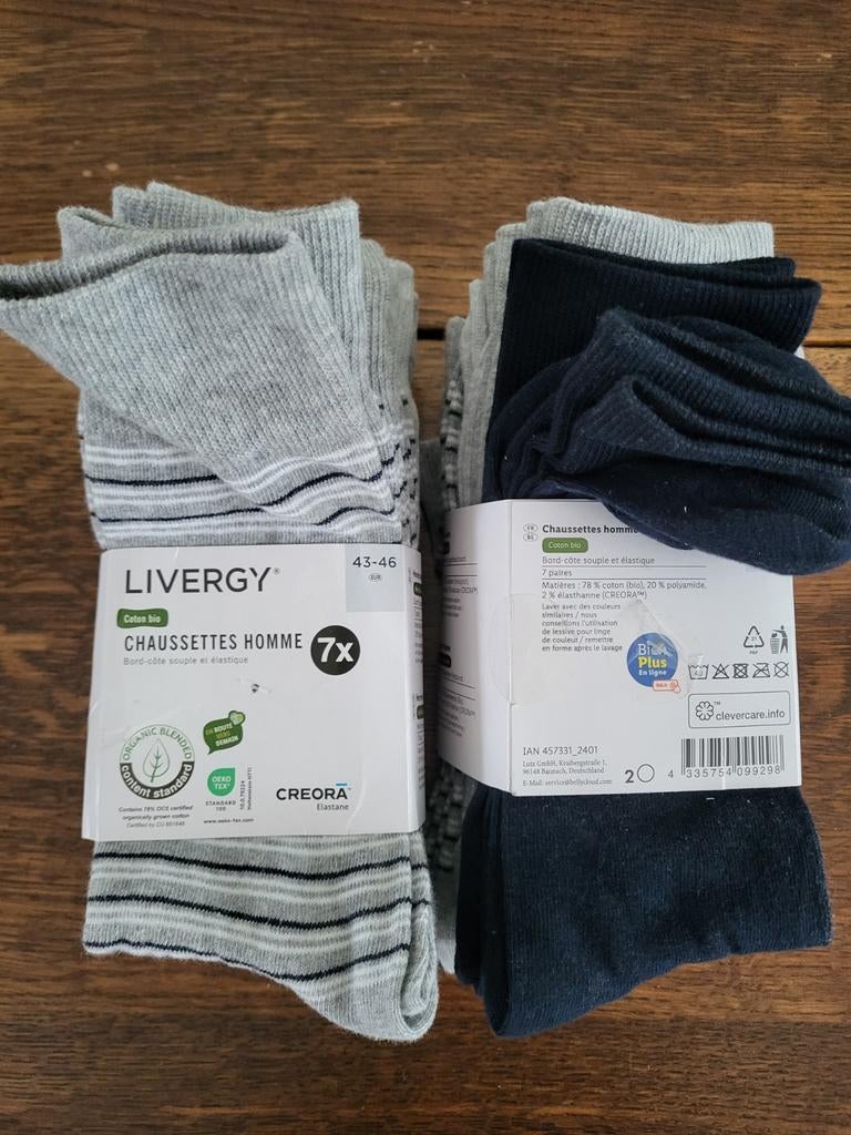 Set van 14 paar nieuwe LIVERGY herensokken — Biologisch kato, Ophalen of Verzenden