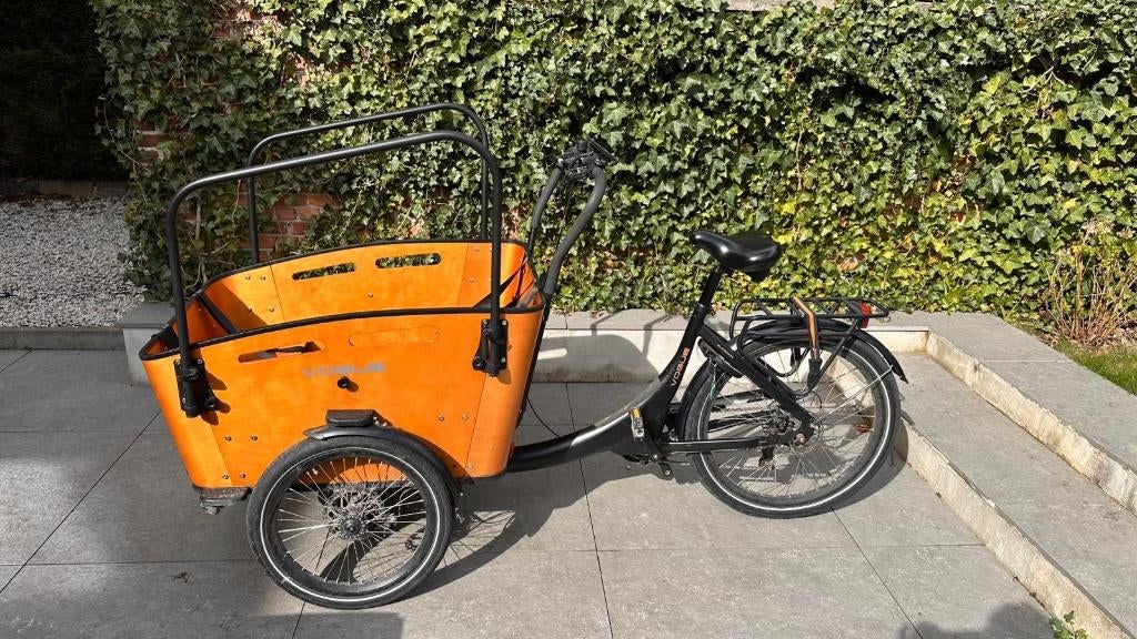 Bakfiets VOGUE SUPERIOR 3, 4 kinderen of meer, Gebruikt, Huif, Ophalen