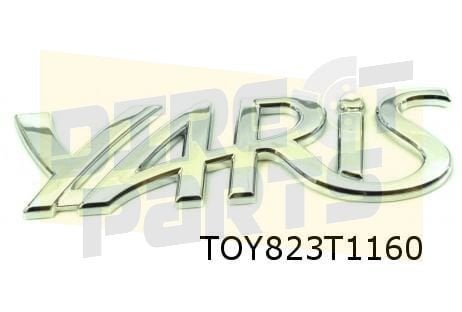 Toyota Yaris (P13) embleem tekst ''Yaris'' Origineel! 754420, -, Verzenden, -, Nieuw