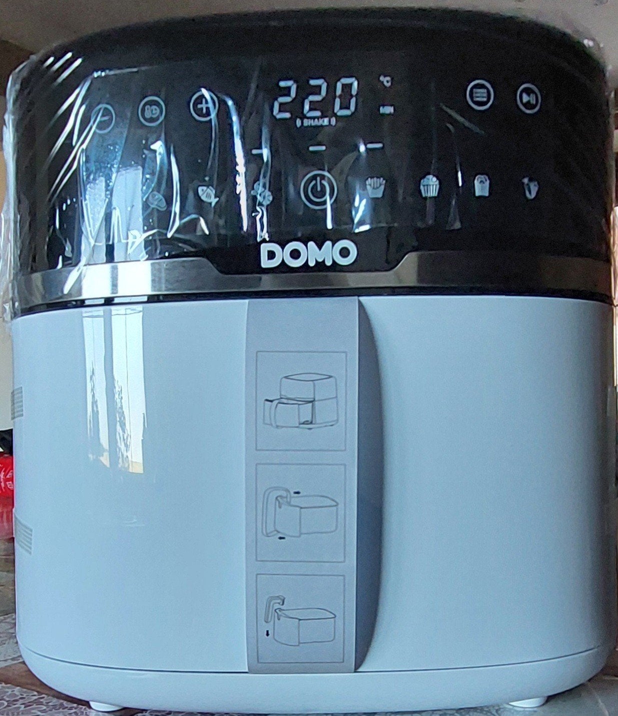 Airfryer Domo 6L NEUF JAMAIS UTILISÉ, Ophalen, Nieuw, Airfryer