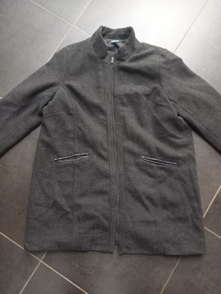 Veste d'hiver mi-longue XXL, Veste ou Manteau, Gris, Enlèvement ou Envoi, Porté
