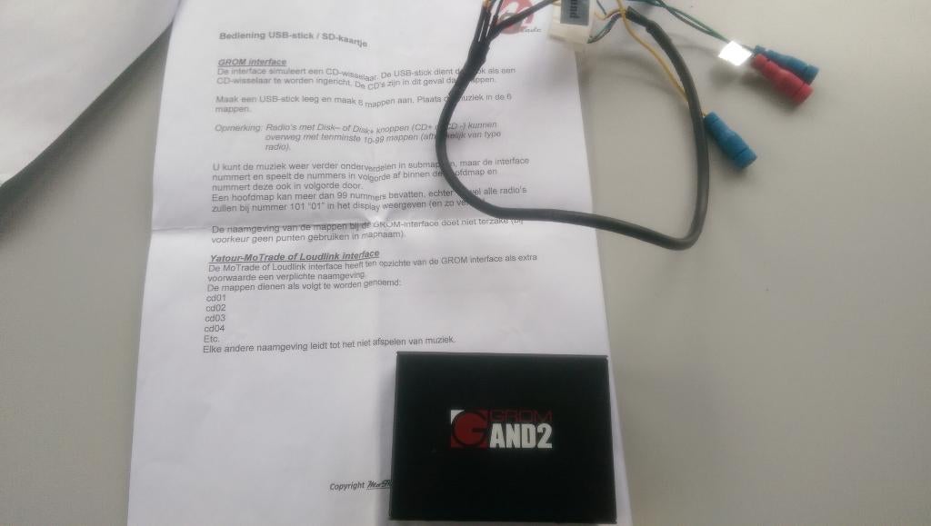 BMW USB radio e46 plug, Ophalen, Zo goed als nieuw
