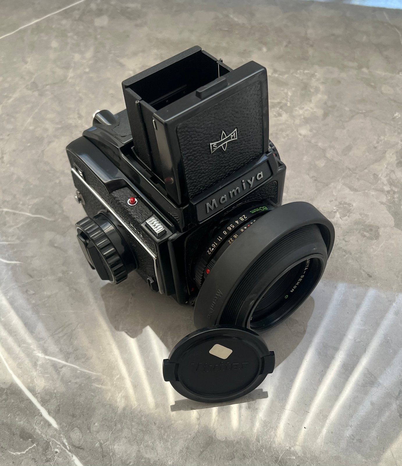 Appareil Moyen Format Mamiya M645 + Objectif 80mm f/2.8, Enlèvement ou Envoi, Utilisé