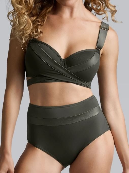 Bikini cache coeur seaweed green Marlies Dekkers 70C S, Nieuw, Ophalen of Verzenden, Bikini, MARLIES DEKKERS
