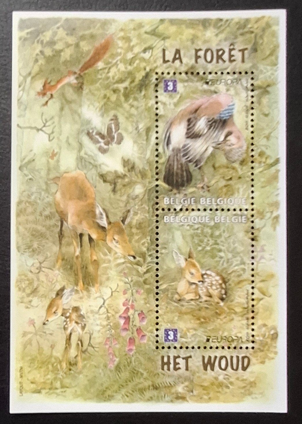 Belgique : COB 4180/81-BL194 ** Europe 2011, Sans timbre, Neuf, Enlèvement ou Envoi, Timbre-poste