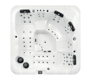 Luxe Jacuzzi 6 personen, Tuin en Terras, Bubbelbaden en Hottubs, Ophalen, Gebruikt, Afdekzeil, Vast