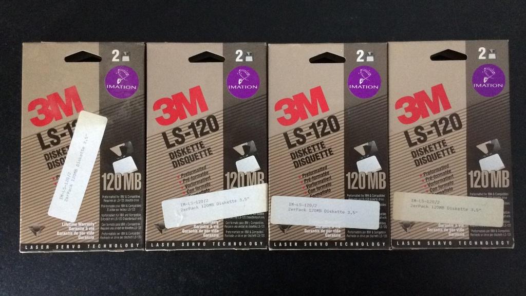 3M LS-120 120 MB diskettes (nieuw, apart verkrijgbaar), Computers en Software, Vintage Computers, Ophalen of Verzenden