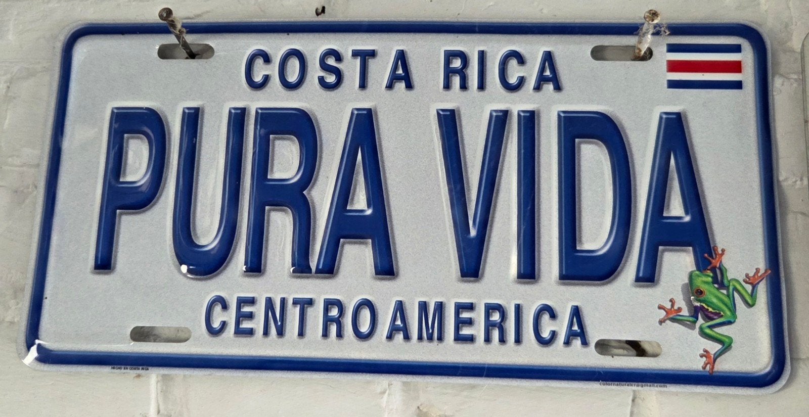 plaque d immatriculation Costa-Rica, Collections, Collections Autre, Enlèvement
