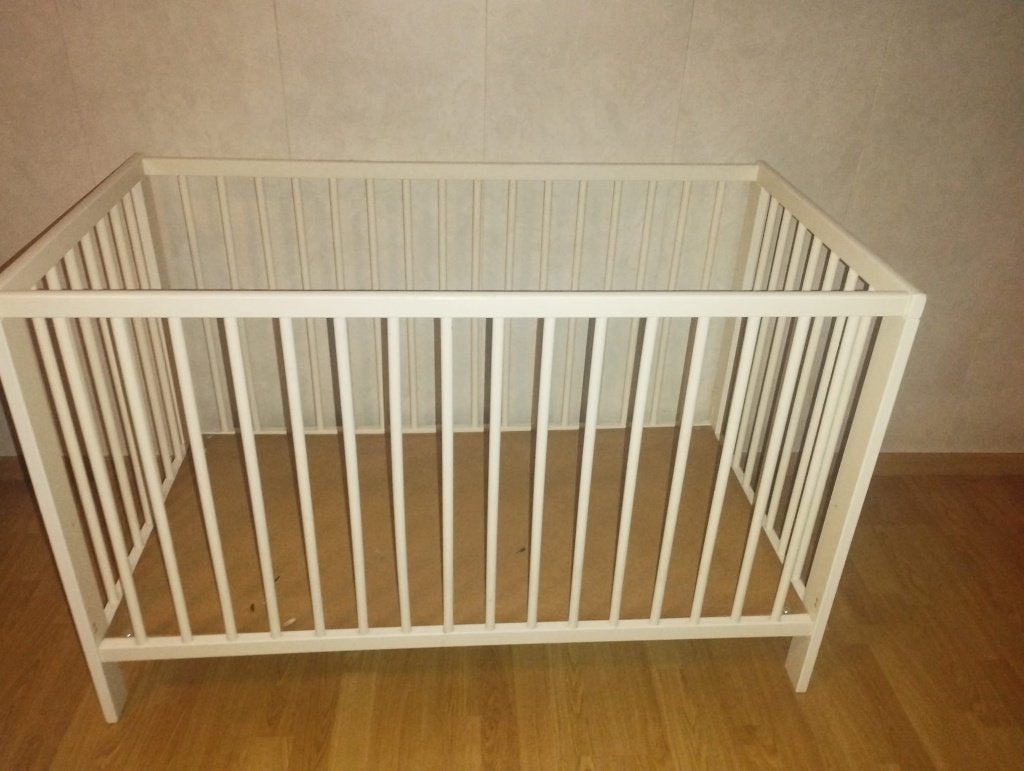 Ikea babybed, Ophalen, Gebruikt, Ledikant