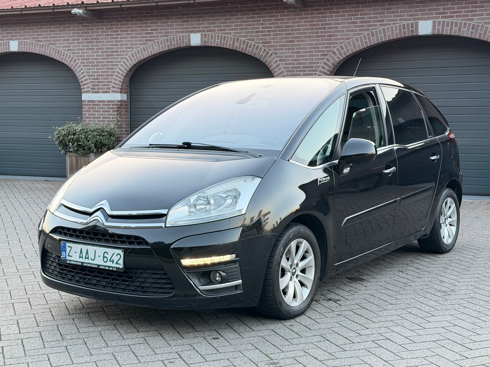 CITROEN C4 PICASSO EXCLUSIVE 1.6Cc AUTOMAAT 2011 VEEL OPTIES, Auto's, Euro 5, Zwart, Leder, Bedrijf