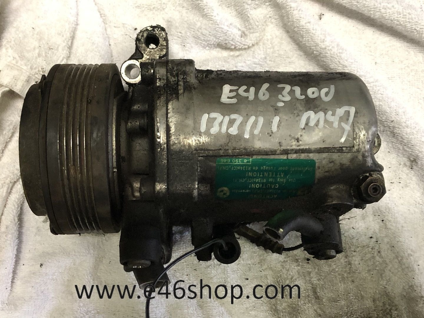 AIRCOPOMP BMW E46 320D M47 MOTOR, Autos : Pièces & Accessoires, Climatisation & Chauffage, BMW, Utilisé, Enlèvement ou Envoi