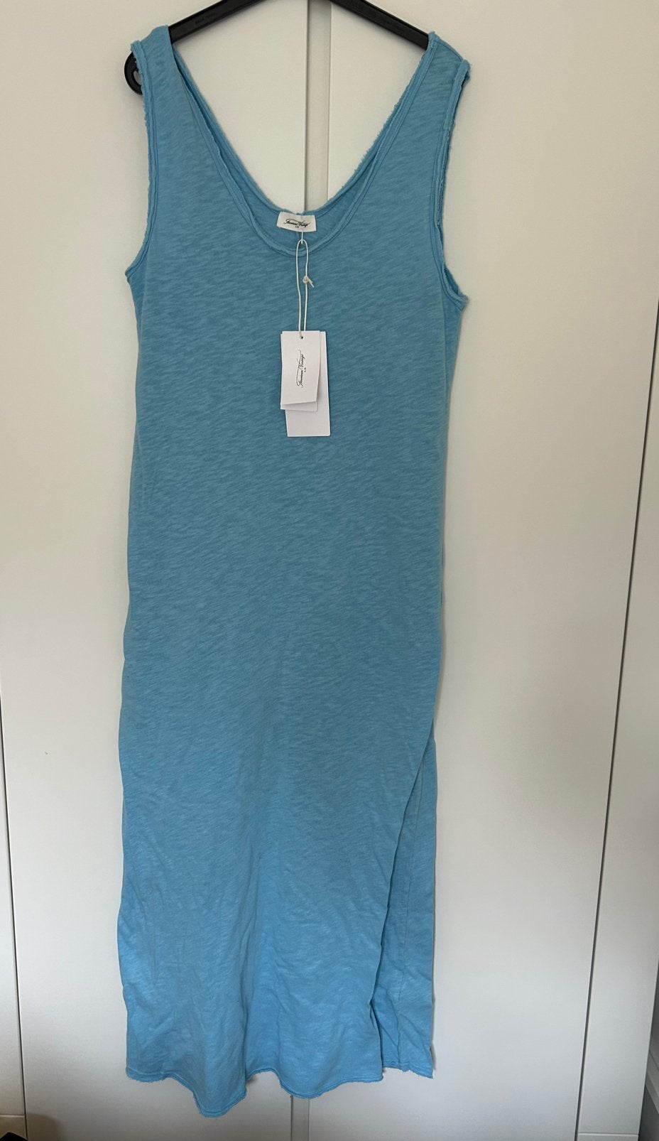 American vintage - Lange jurk. Maat M. Nieuw, Kleding | Dames, Maat 38/40 (M), Blauw, Nieuw, Ophalen of Verzenden