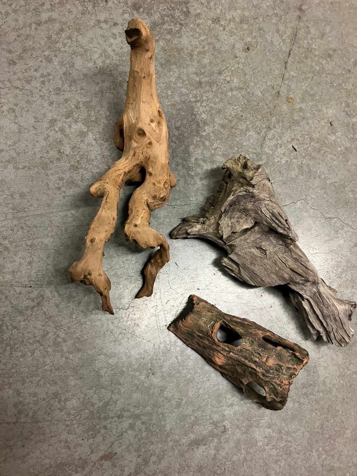 Hout voor in aquarium, Ophalen, Gebruikt
