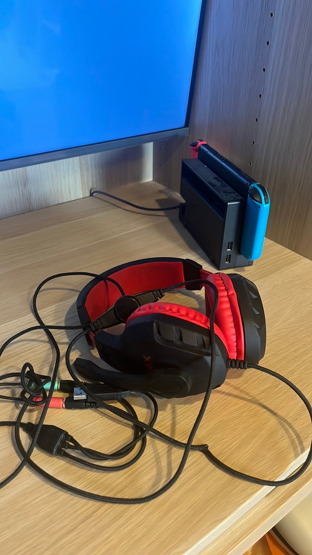 Nintendo Switch + Headset, Enlèvement ou Envoi, Avec 1 manette, Comme neuf, Switch Original