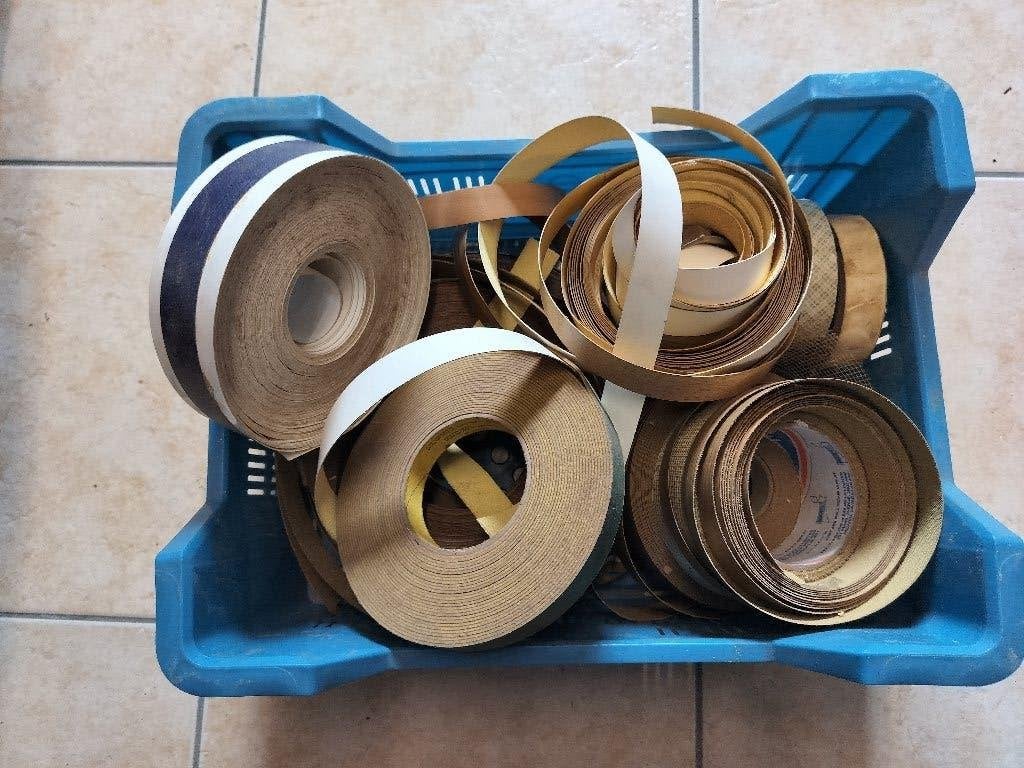 Partij Kantenband / Strijkkantenband op Rol, Doe-het-zelf en Bouw, Ophalen, Gebruikt, Beuken