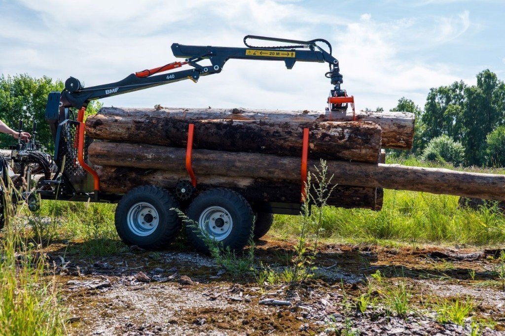 Remorque forestière pour quad ou micro tracteur, Enlèvement, Neuf